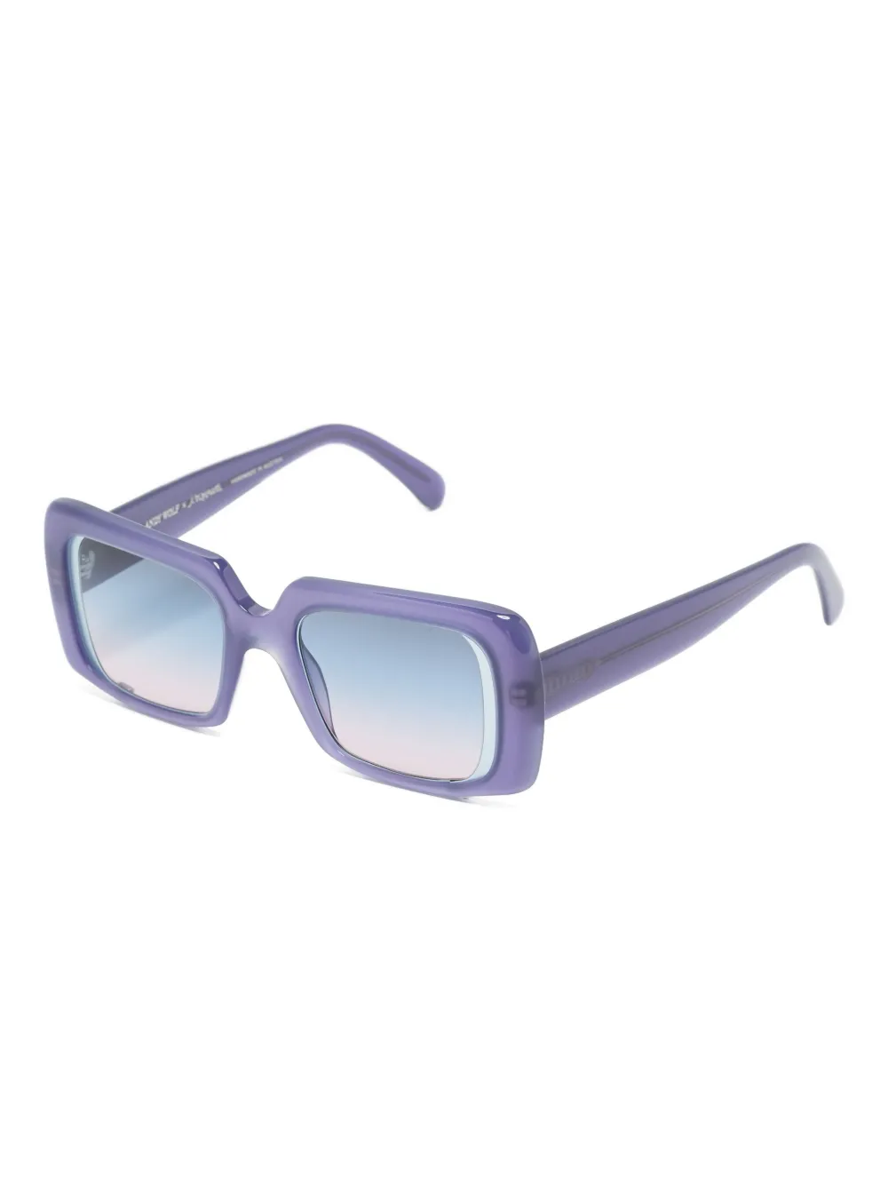 Andy Wolf rectangle-frame sunglasses - Paars