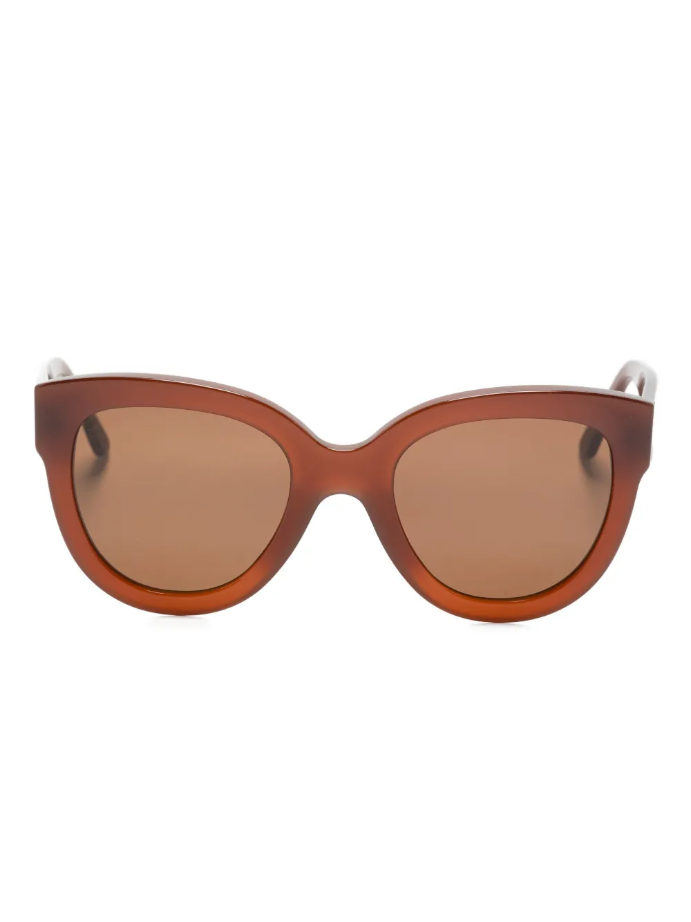 Andy Wolf cat-eye sunglasses - Marrone