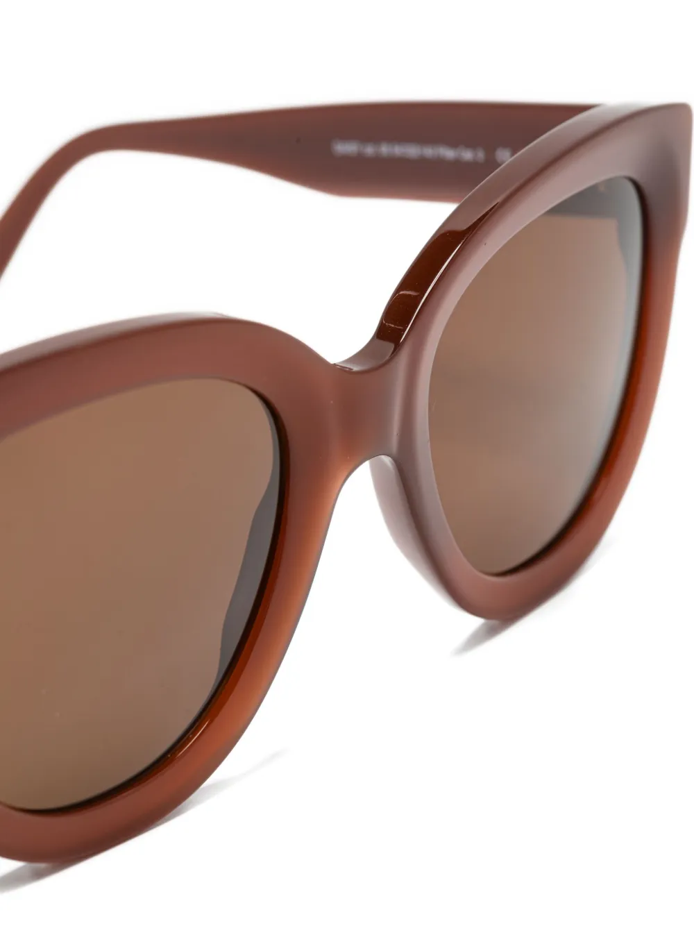  Andy Wolf Cat-eye Sunglasses - Brown 