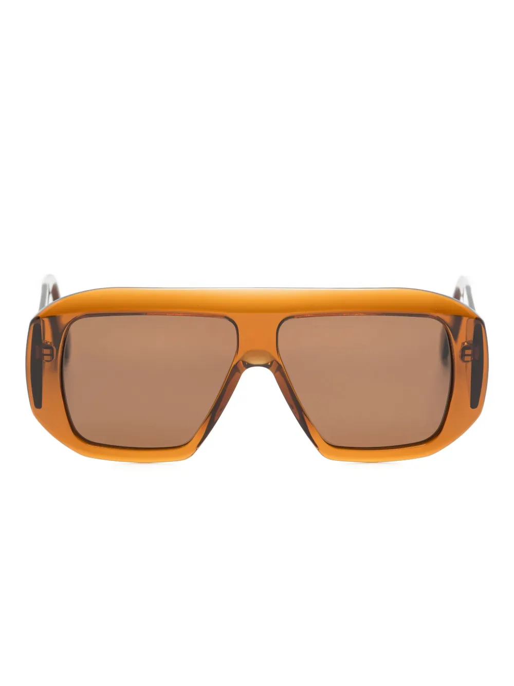 Andy Wolf lentes de sol con armazón rectangular | marrón | Image 1