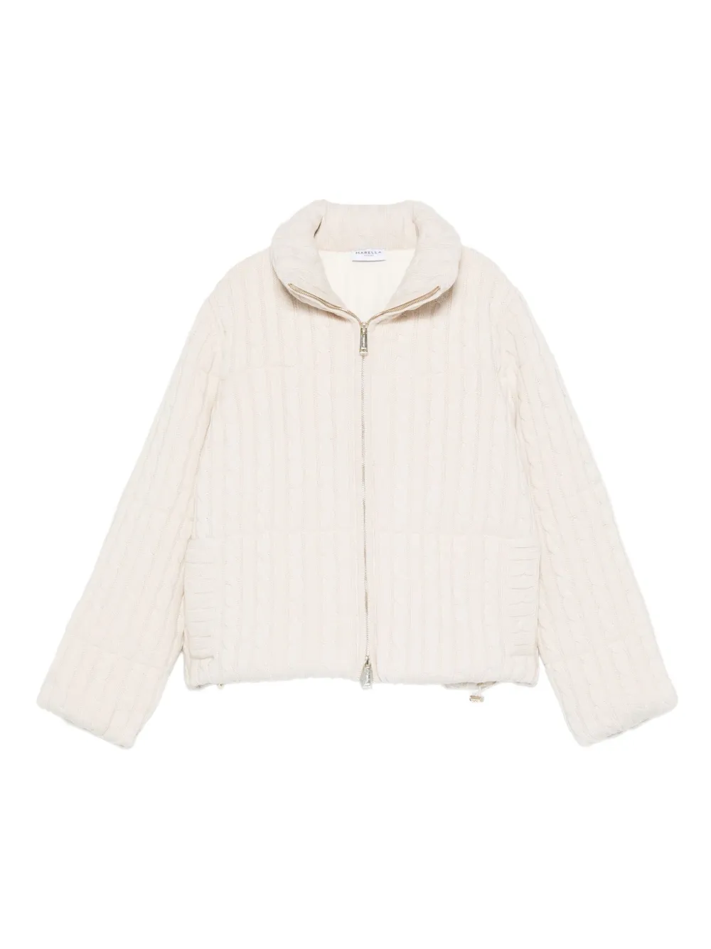Marella cable-knit jacket | Neutrals | Image 1