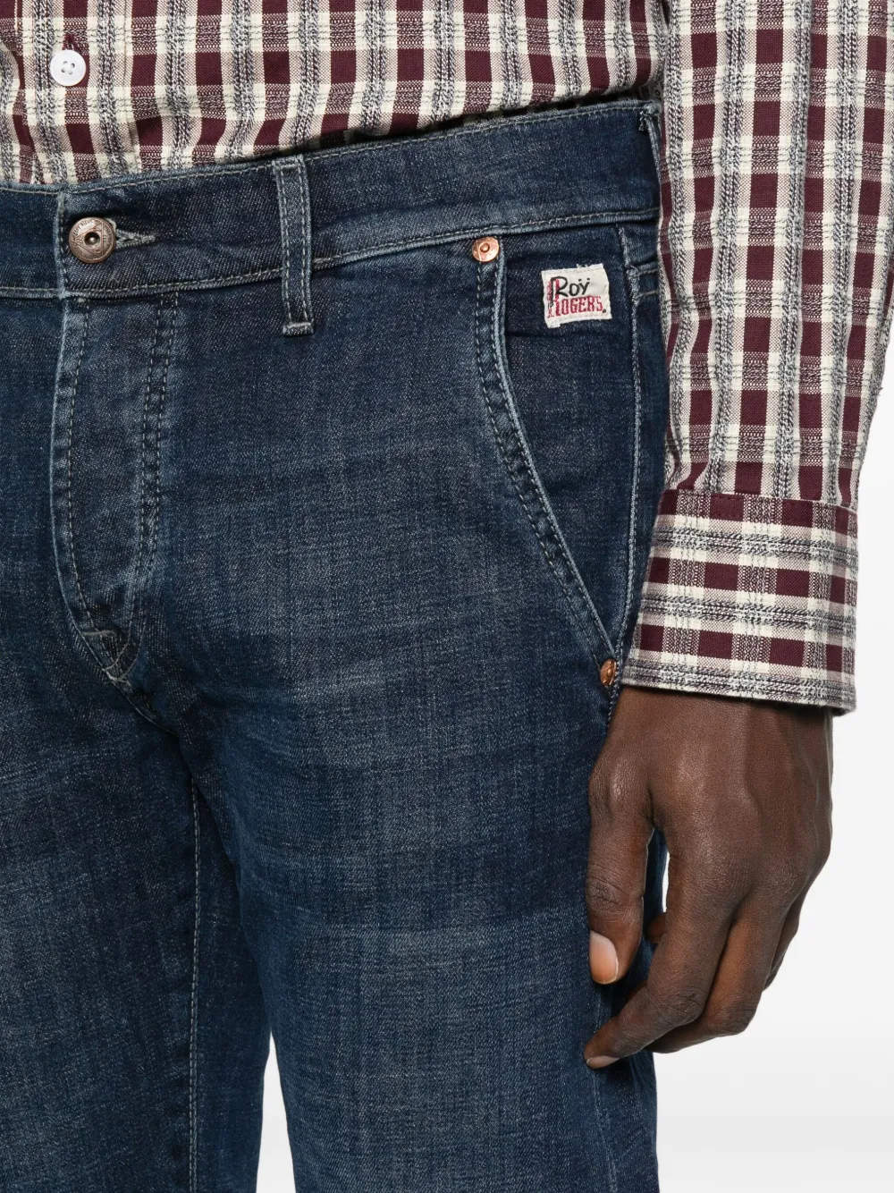 Roy Rogers Straight jeans Blauw