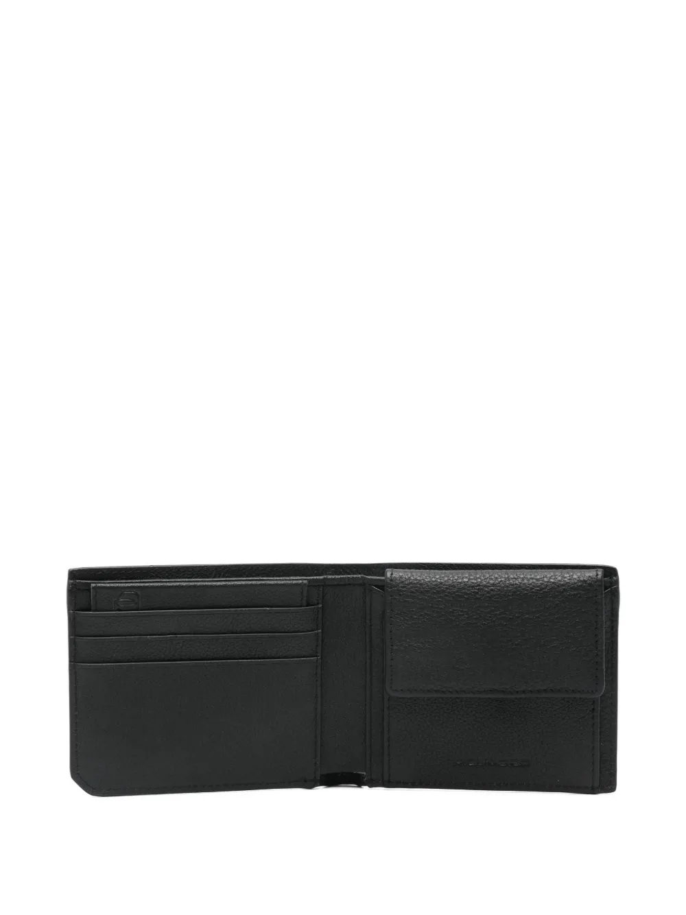 Piquadro Leather Wallet In Black