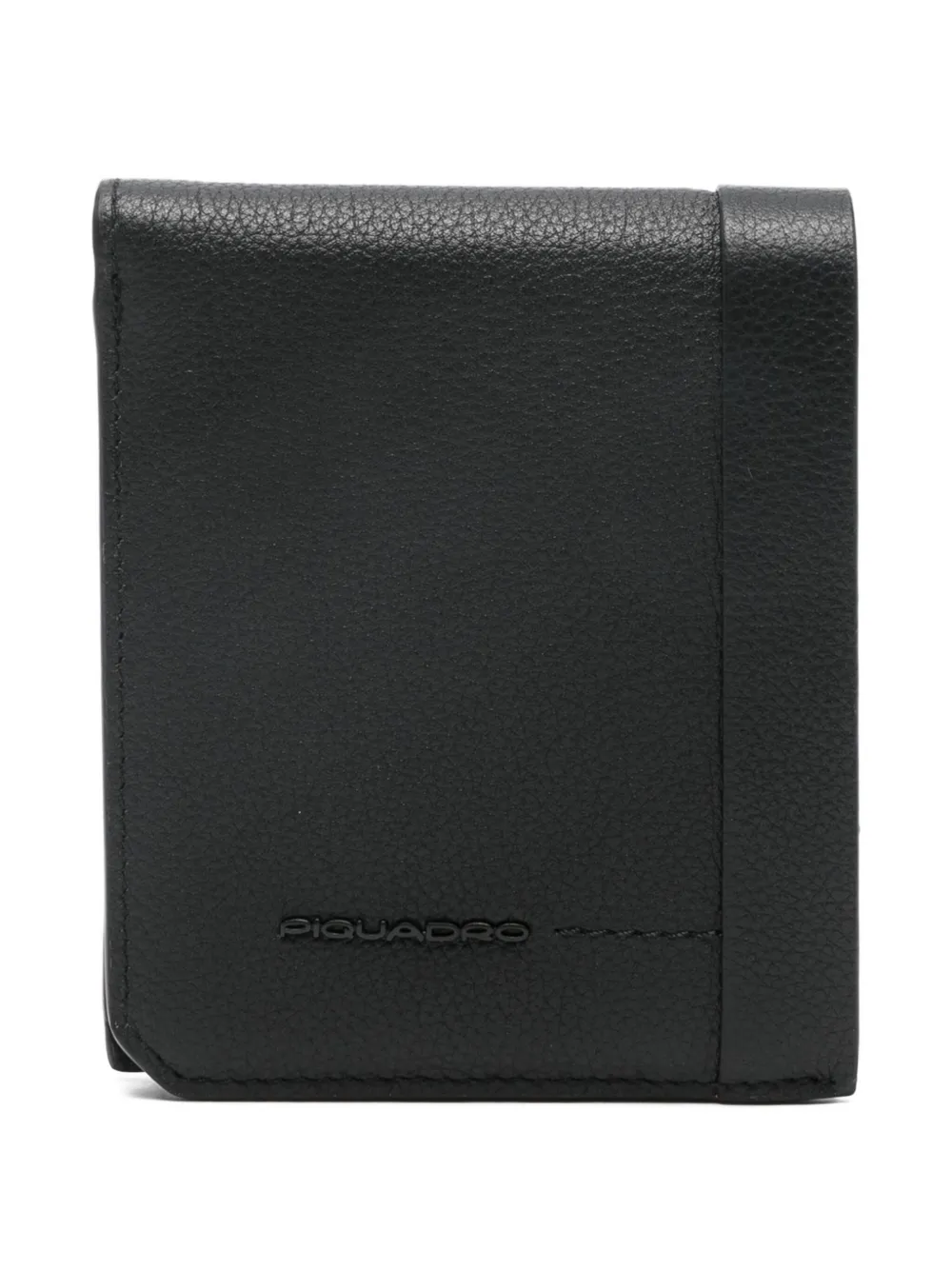 Piquadro Leather Wallet In Black
