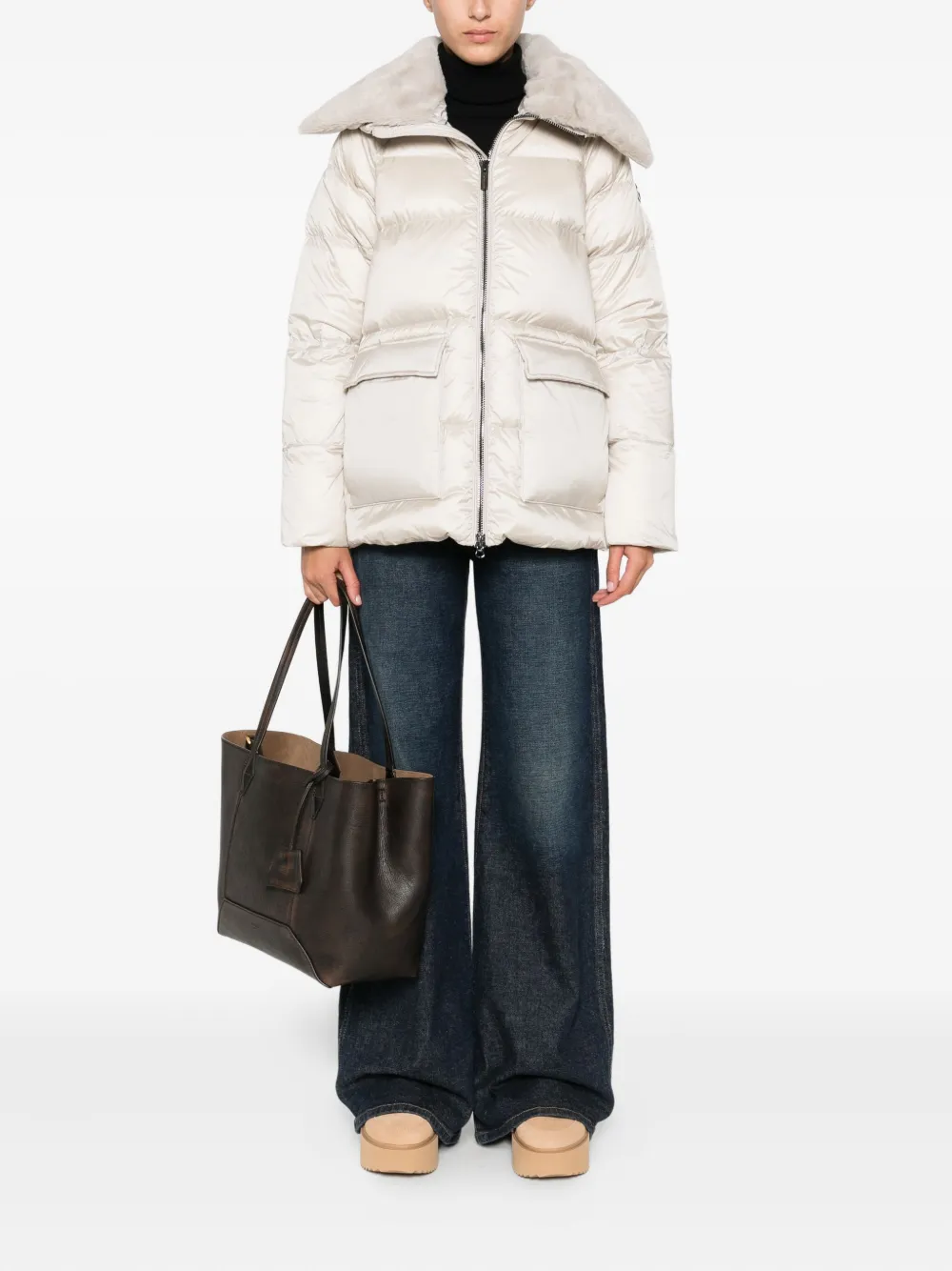 Colmar quilted faux-fur collar jacket | Down Jackets | Image 2