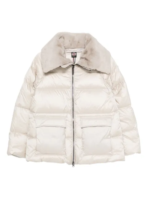 Colmar quilted faux-fur collar jacket