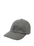 Stone Island logo-plaque cap hat - Grey