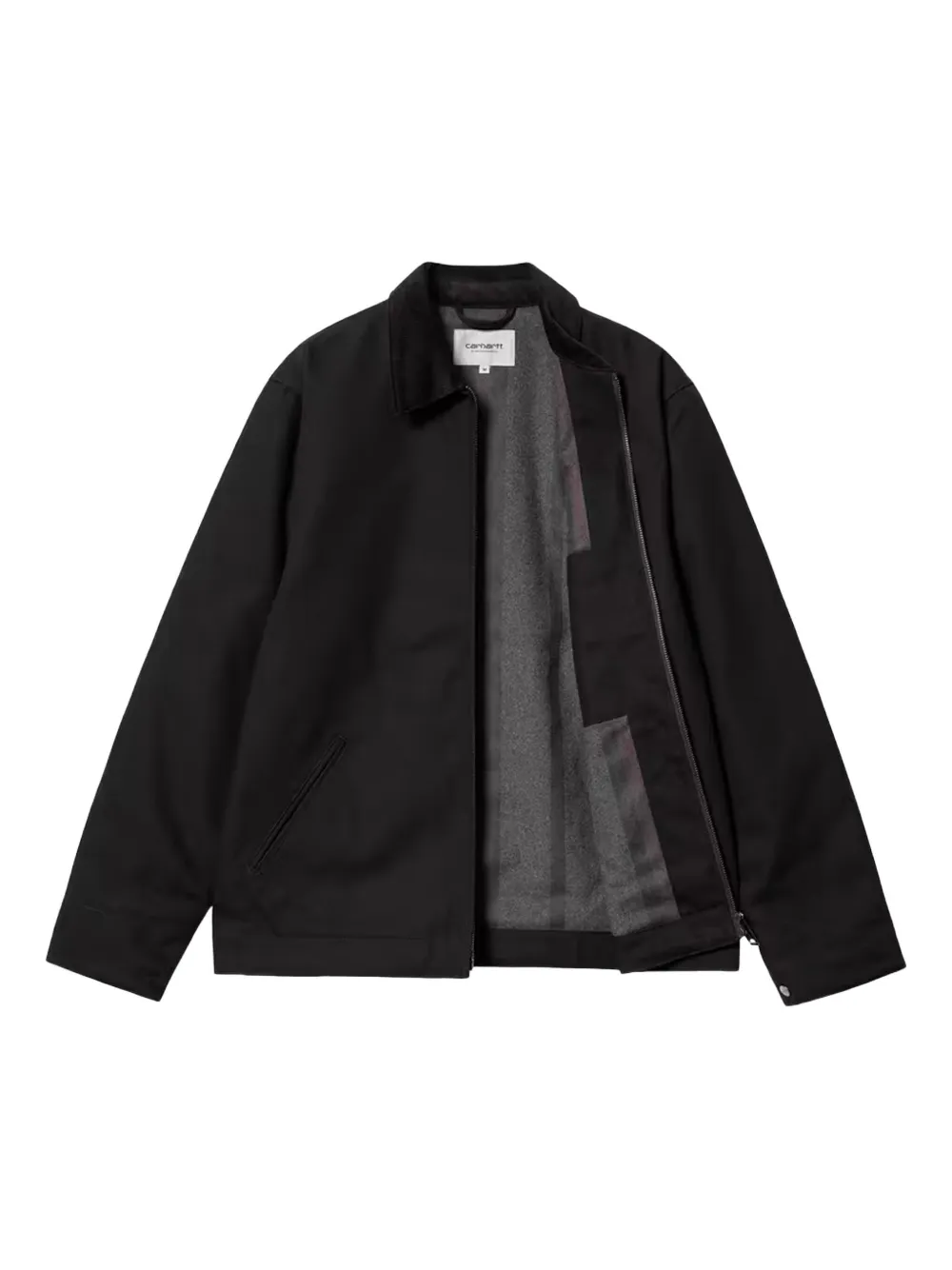 Carhartt Detroit Zip-front Pocket Jacket In Black