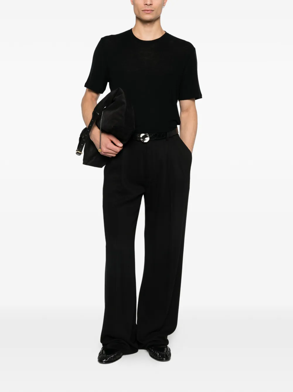 Saint Laurent short-sleeve T-shirt - Zwart