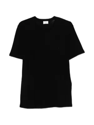 Saint Laurent Crew Neck T-shirt | Black | FARFETCH