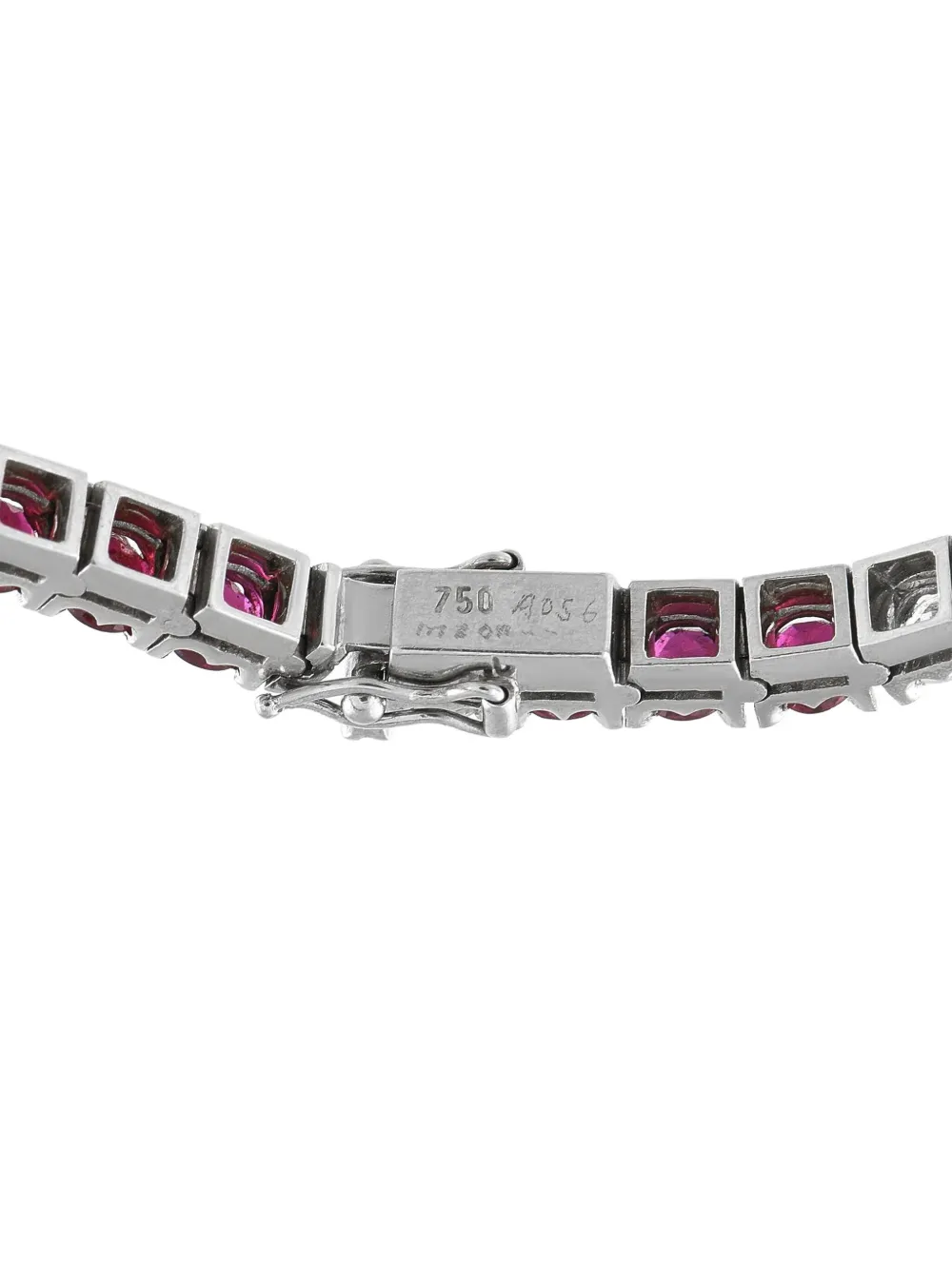 LB Exclusive 18K white gold ruby bracelet | Image 2