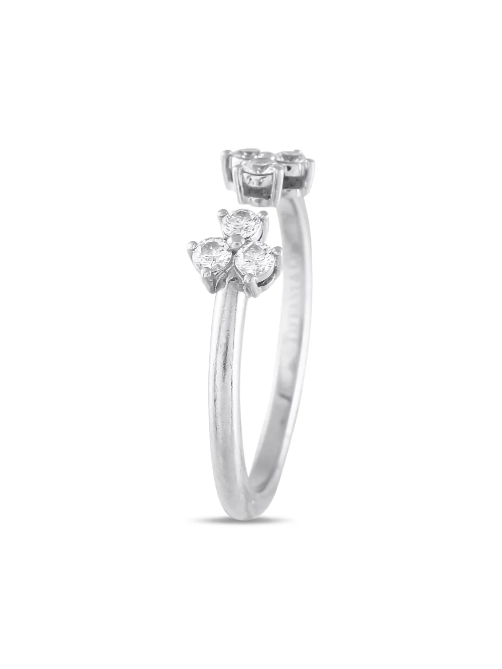 Tiffany & Co. Pre-Owned platinum and diamond Aria clusters ring | Image 2