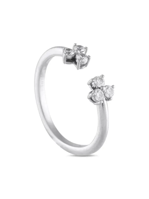 Tiffany & Co. Pre-Owned platinum and diamond Aria clusters ring