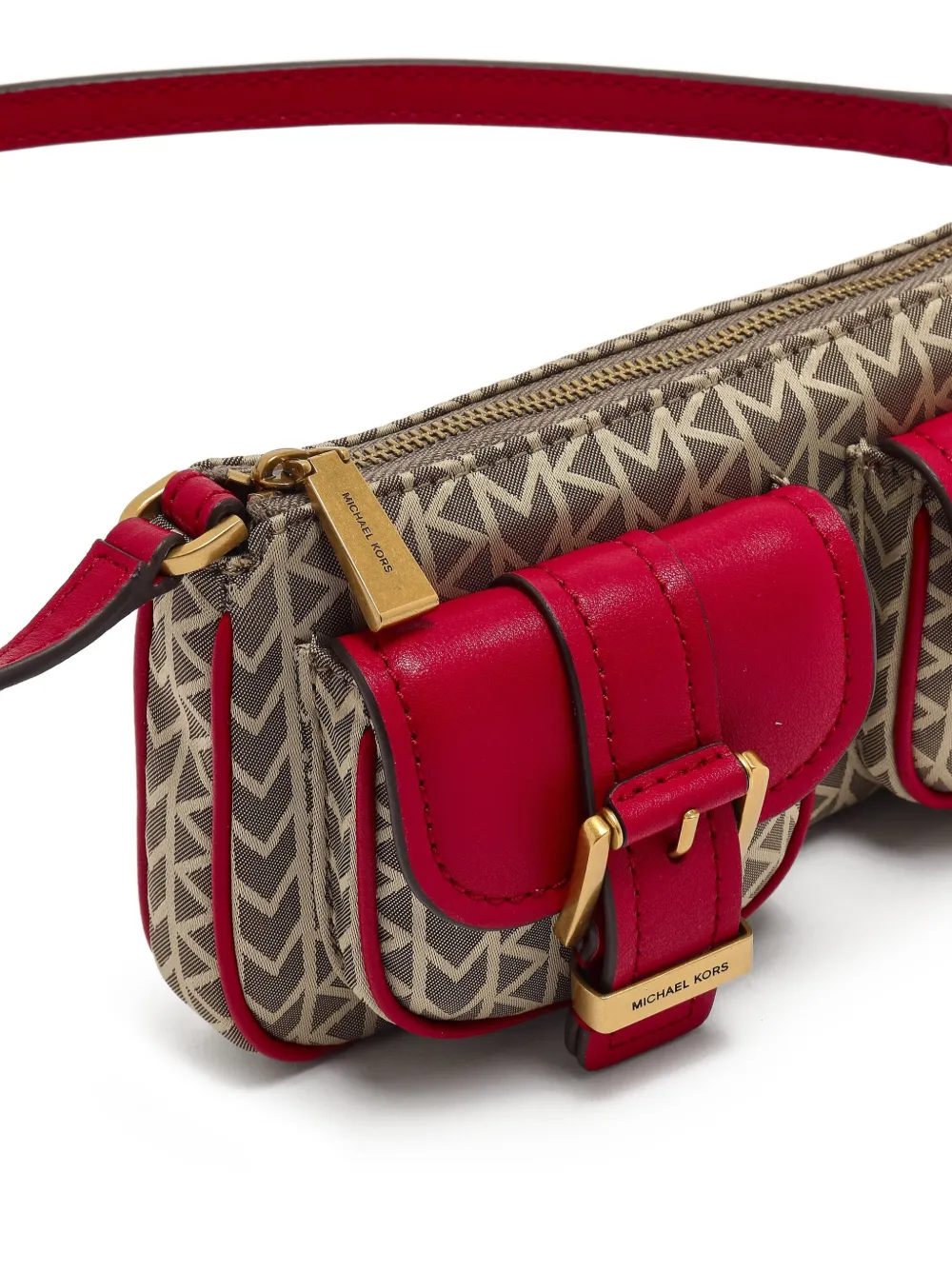 Michael Michael Kors Zoe Shoulder Bag In Brown