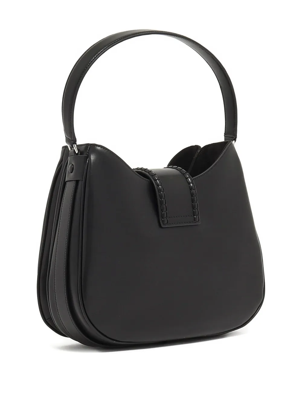 Emporio Armani leather shoulder bag - Zwart