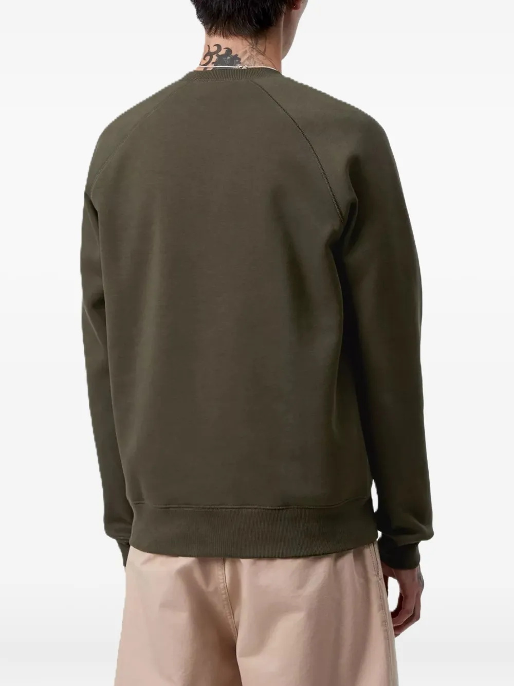 Carhartt Chase Raglan Sweater In Green