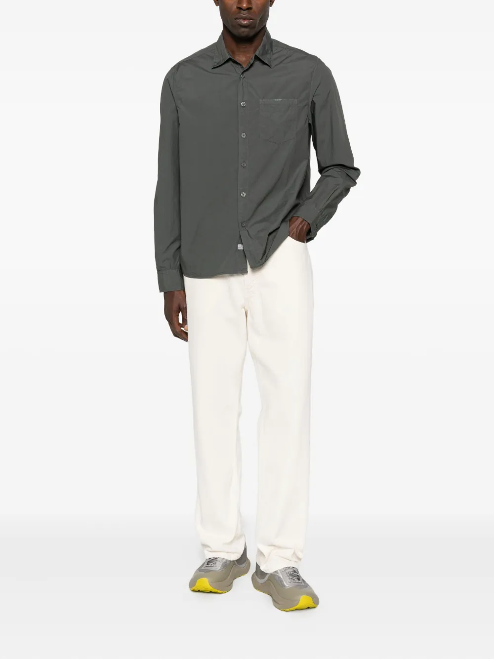 C.P. Company long-sleeve pocket shirt - Grijs