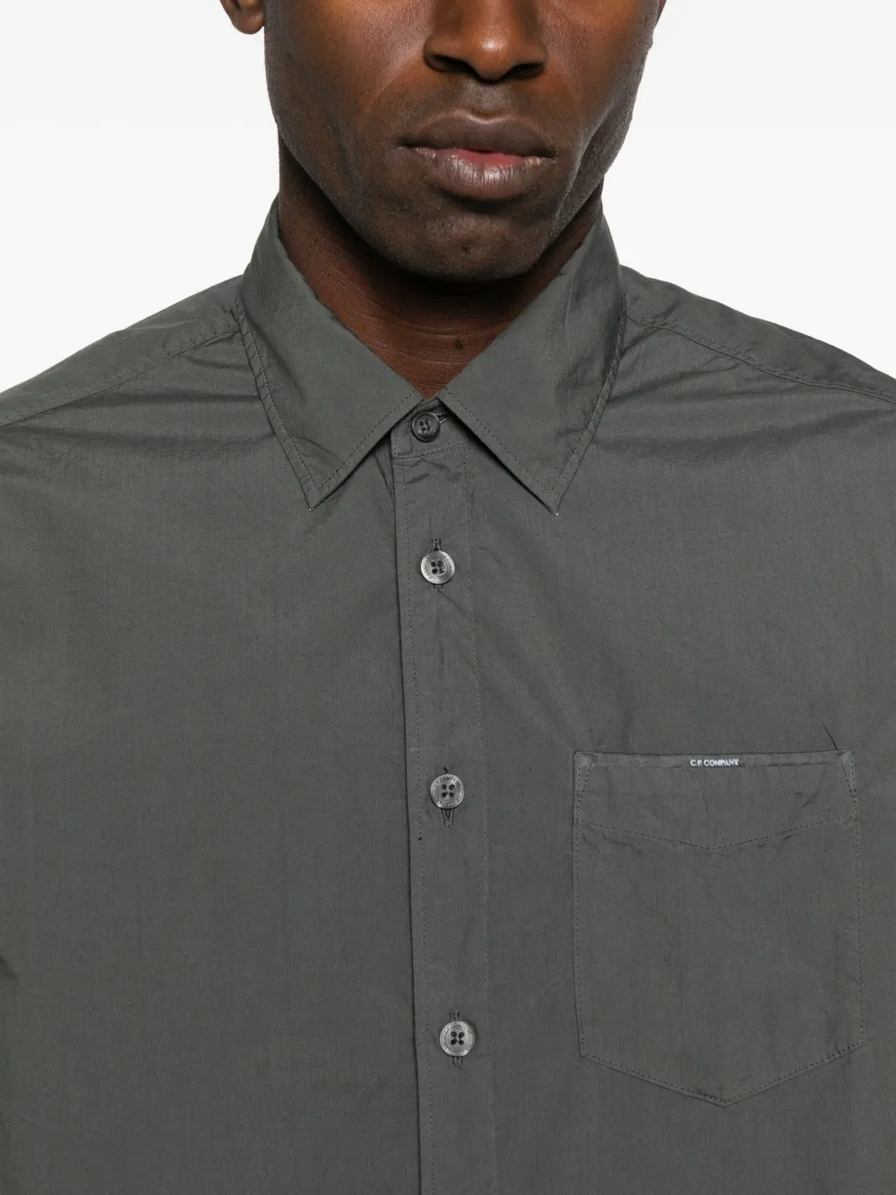 C.P. Company T-shirt met lange mouwen Grijs