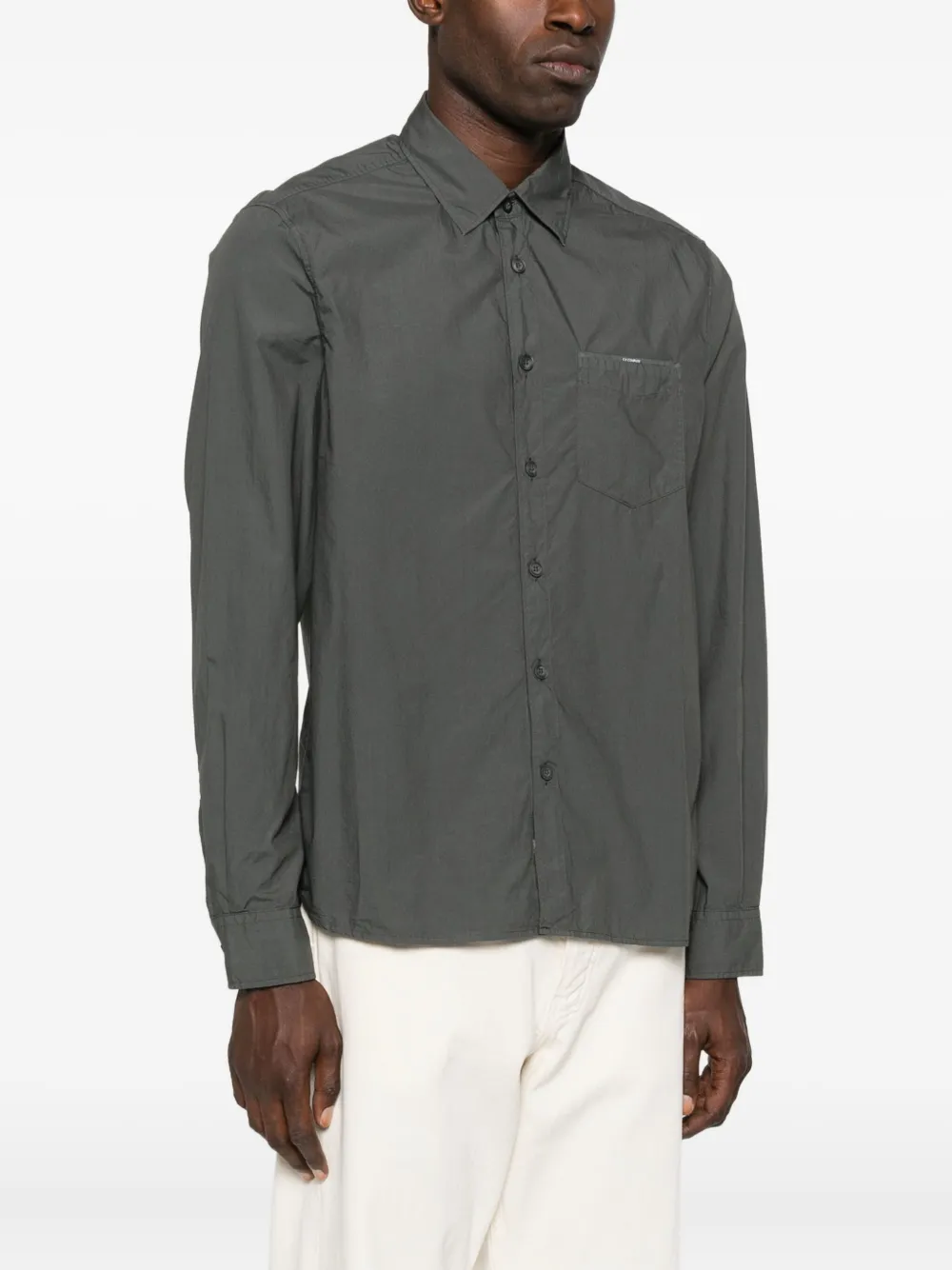 C.P. Company T-shirt met lange mouwen Grijs