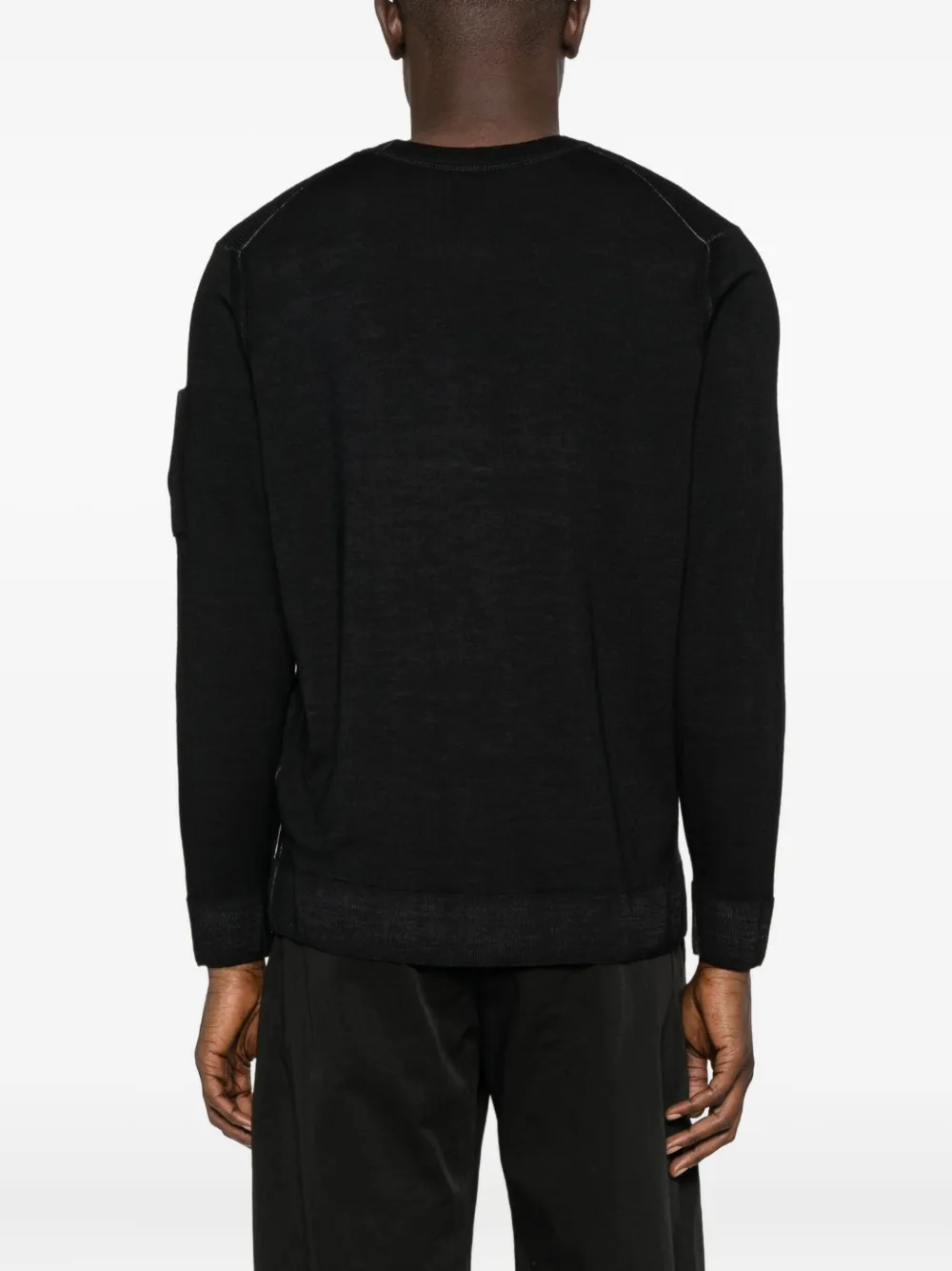 C.p. Company C.p.company Cotton Crewneck Sweatshirt In Black