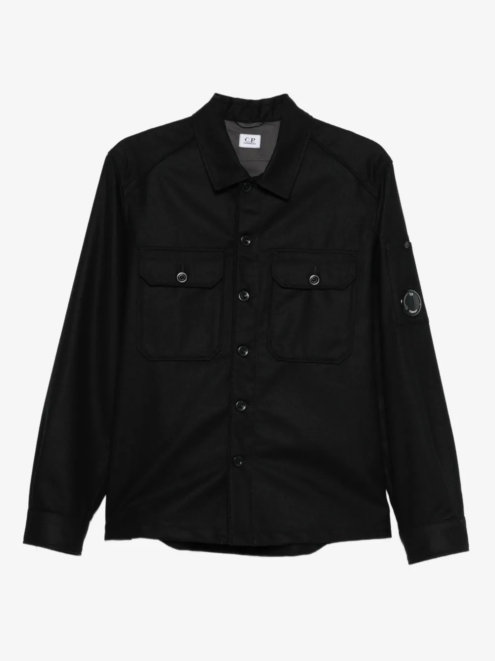 C.P. Company double shirt | Black | Image 1