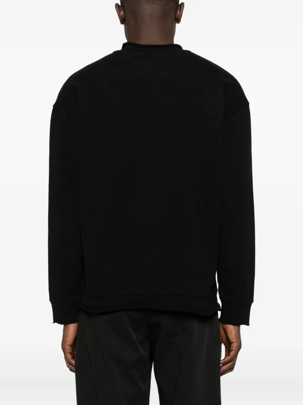 C.P. Company Sweater met geborduurd logo Zwart