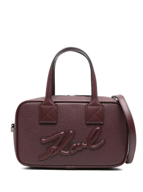 Karl Lagerfeld logo-embossed tote bag