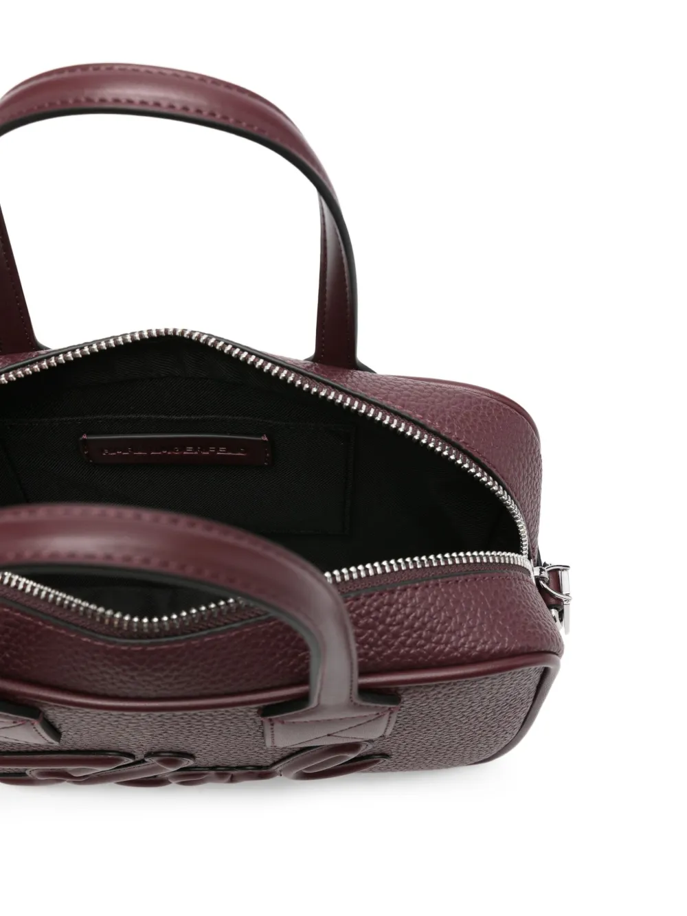 Karl Lagerfeld Logo-embossed Tote Bag In Red