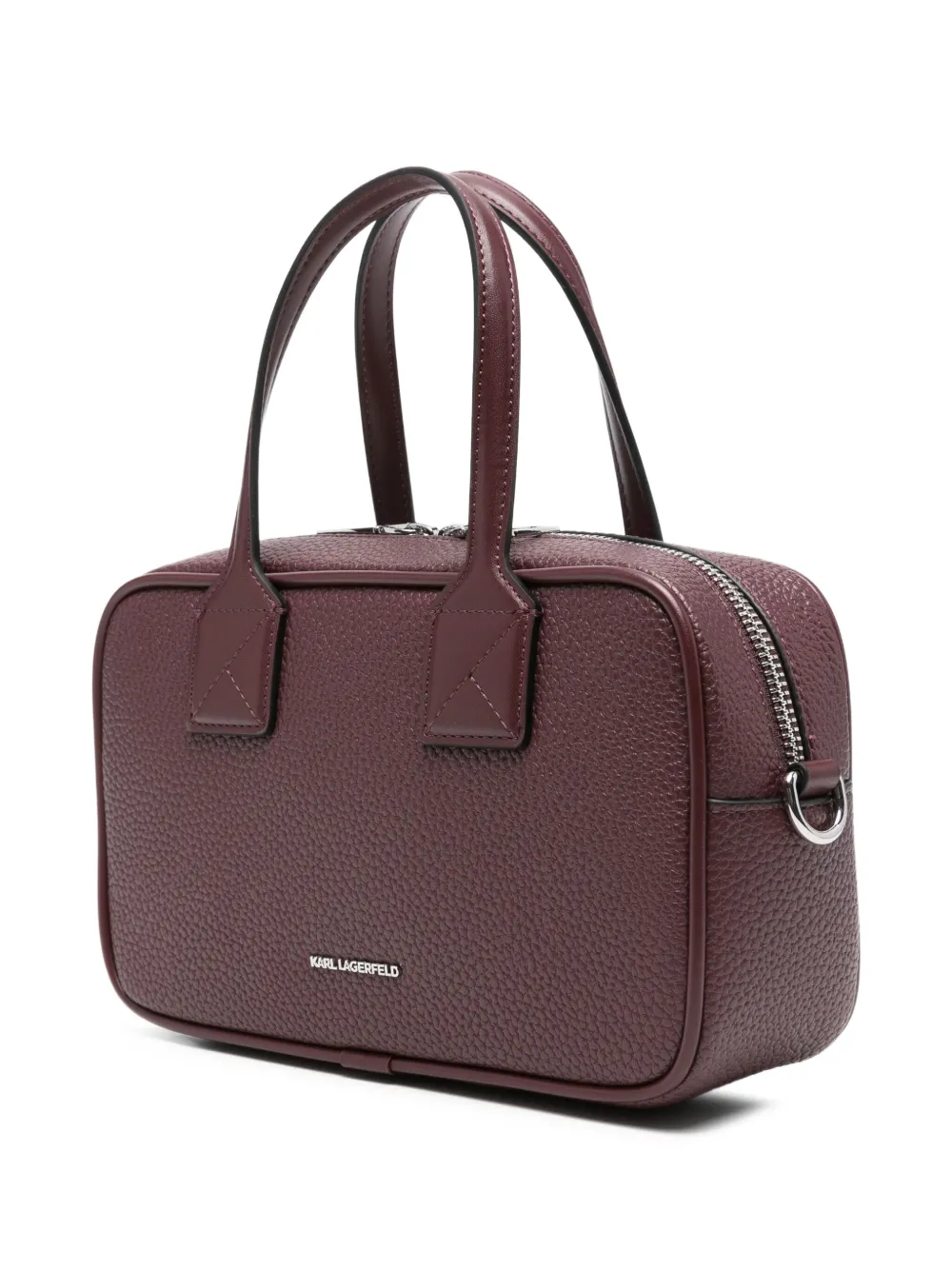Karl Lagerfeld Logo-embossed Tote Bag In Red