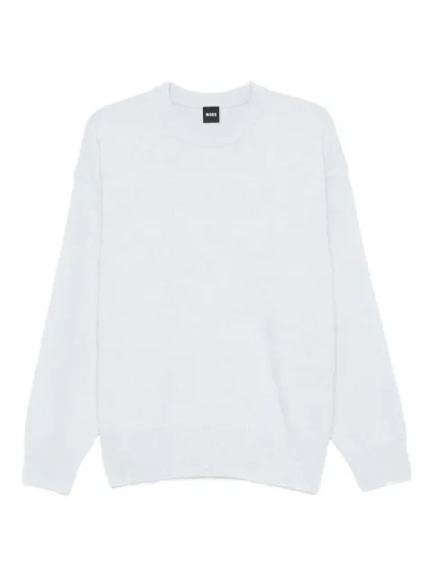 BOSS crew-neck wool sweater