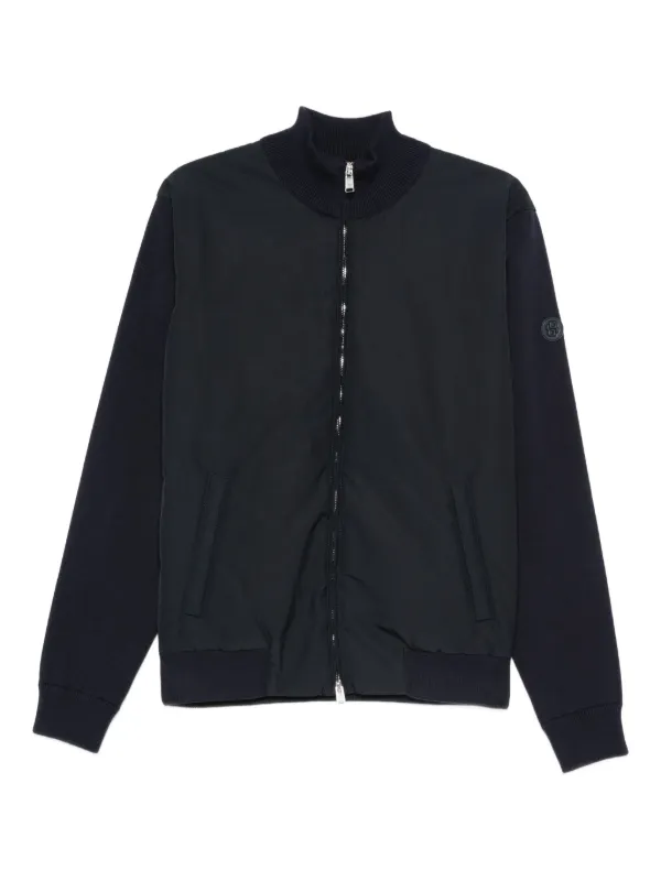 BOSS ジップアップ セーター | ブルー | FARFETCH JP