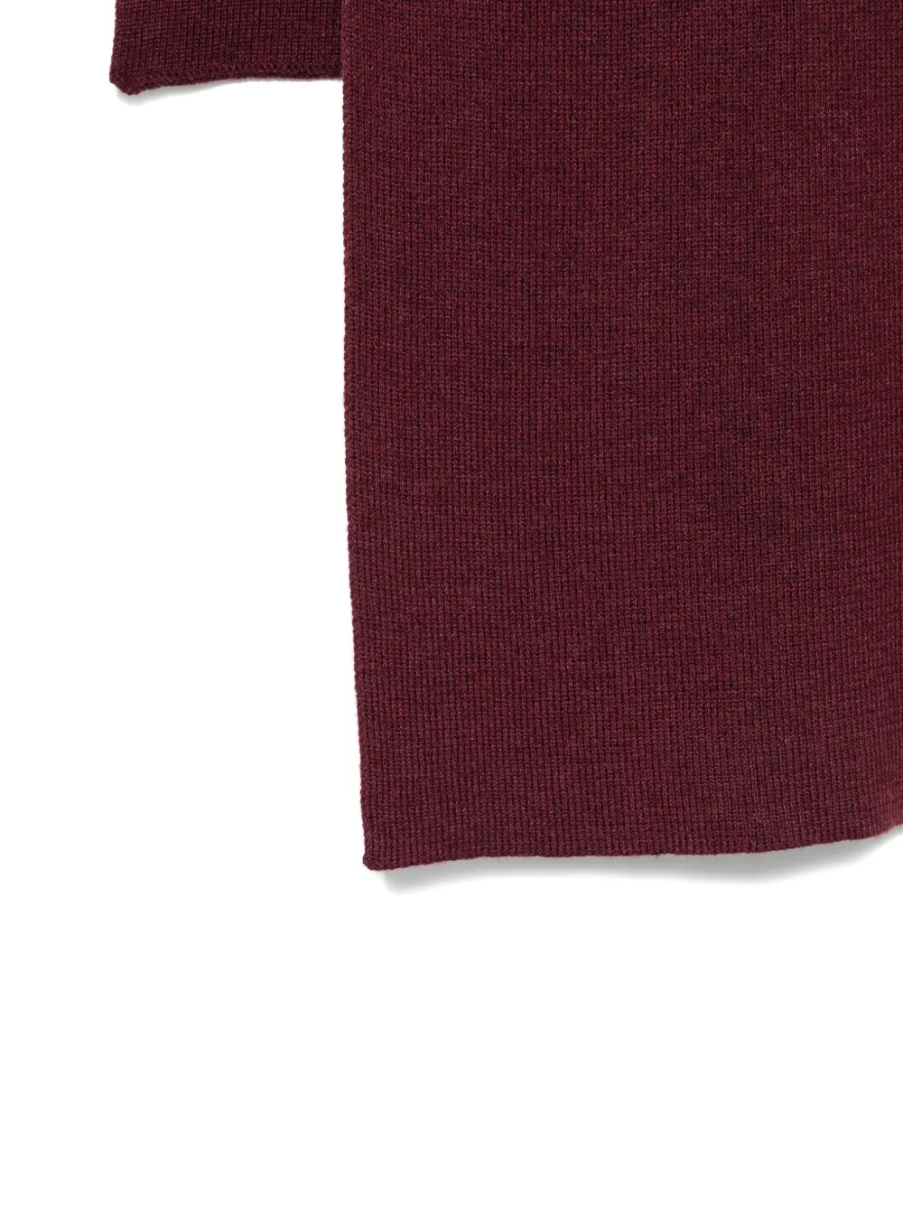 Karl Lagerfeld Logo-patch Scarf In Red