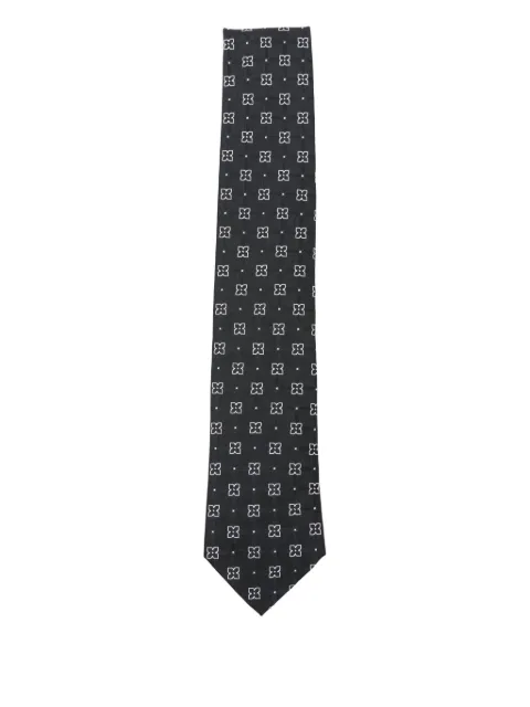 BOSS corbata con motivo geométrico