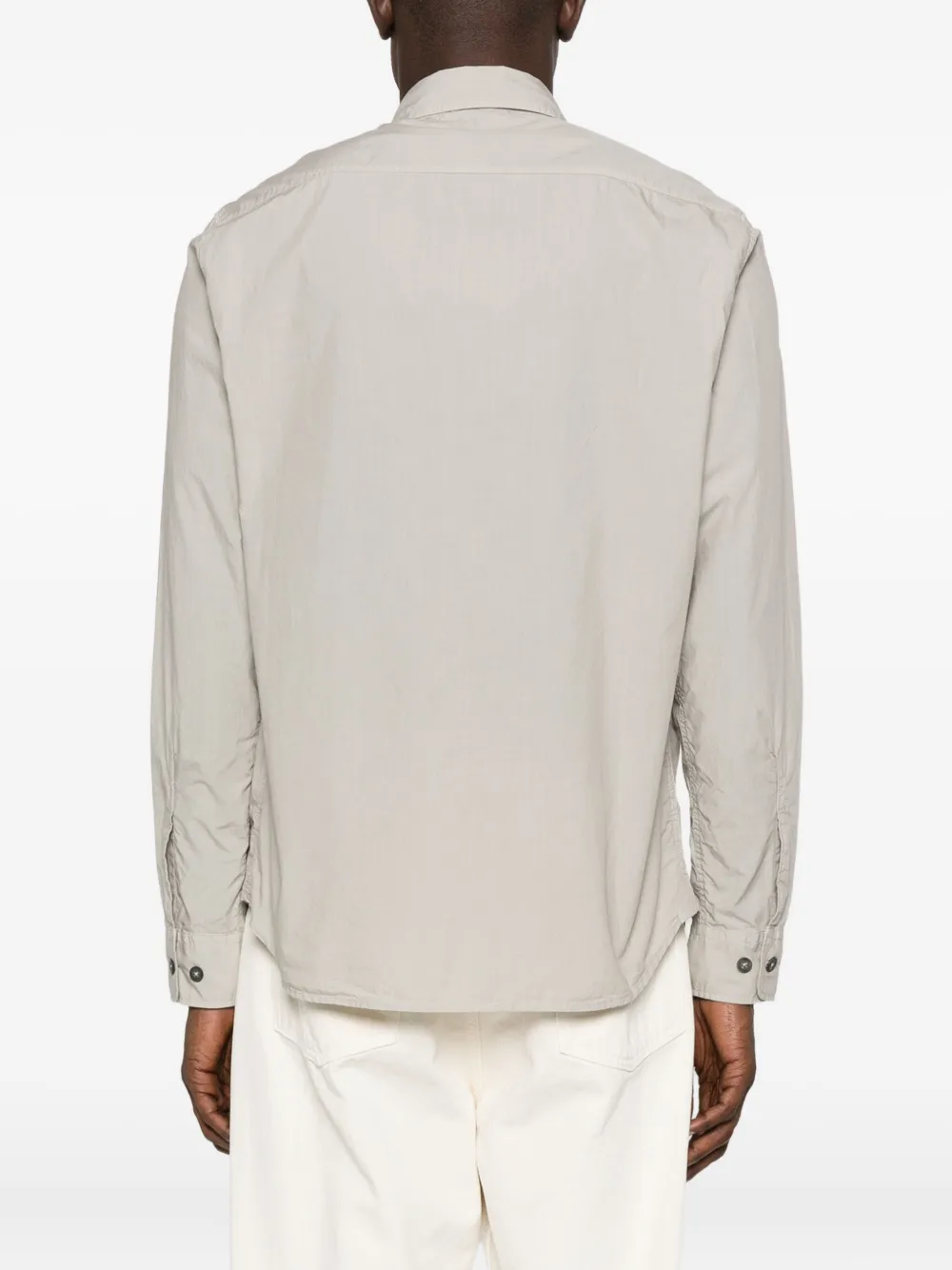 CP company ロングTシャツ C.P. Company Box Fit Tonal Logo Long Sleeve T-shirt Washed Black