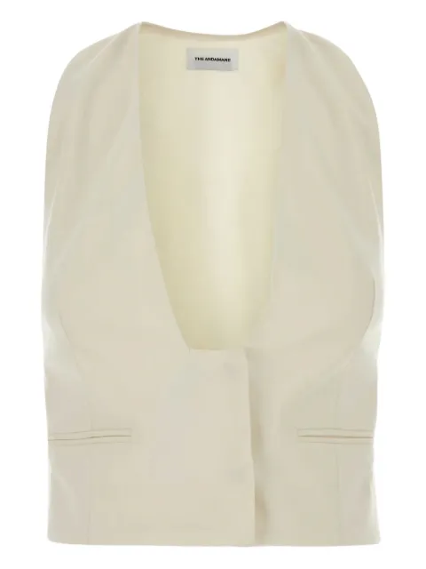 THE ANDAMANE gabardine vest