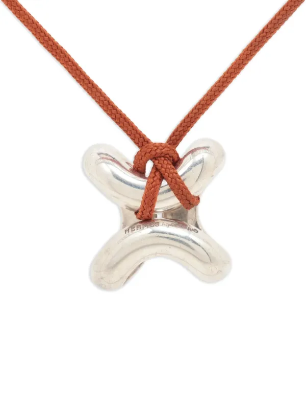Hermès Pre-Owned 2000s Lima ネックレス | シルバートーン | FARFETCH JP