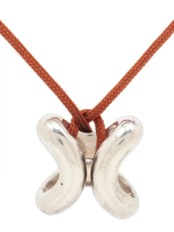 Hermès Pre-Owned 2000s Lima ネックレス | シルバートーン | FARFETCH JP
