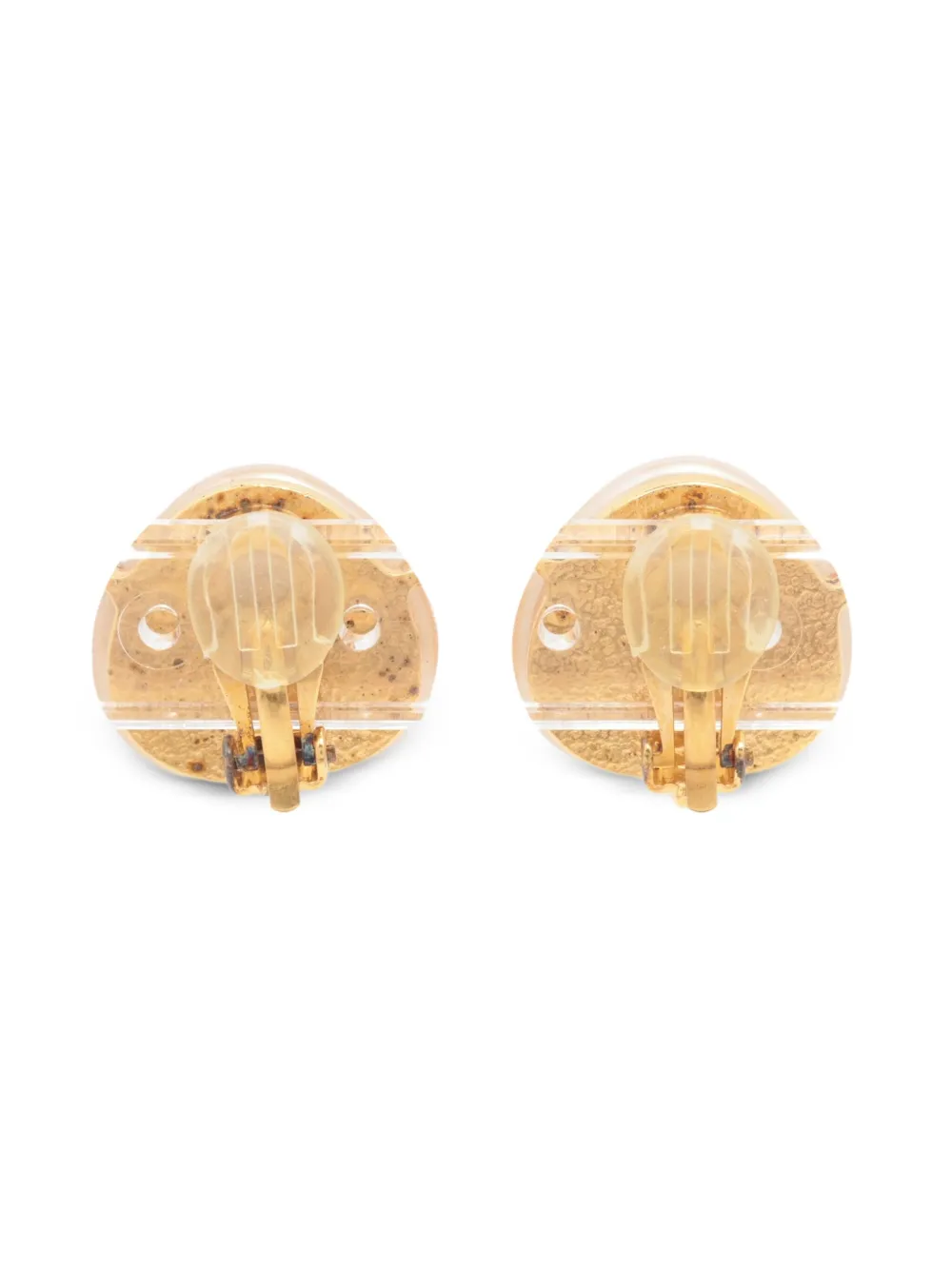 CHANEL Pre-Owned 1997's pearl-embellishment earrings | Image 2
