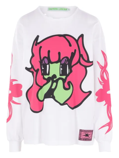 Chopova Lowena graphic long-sleeve t-shirt
