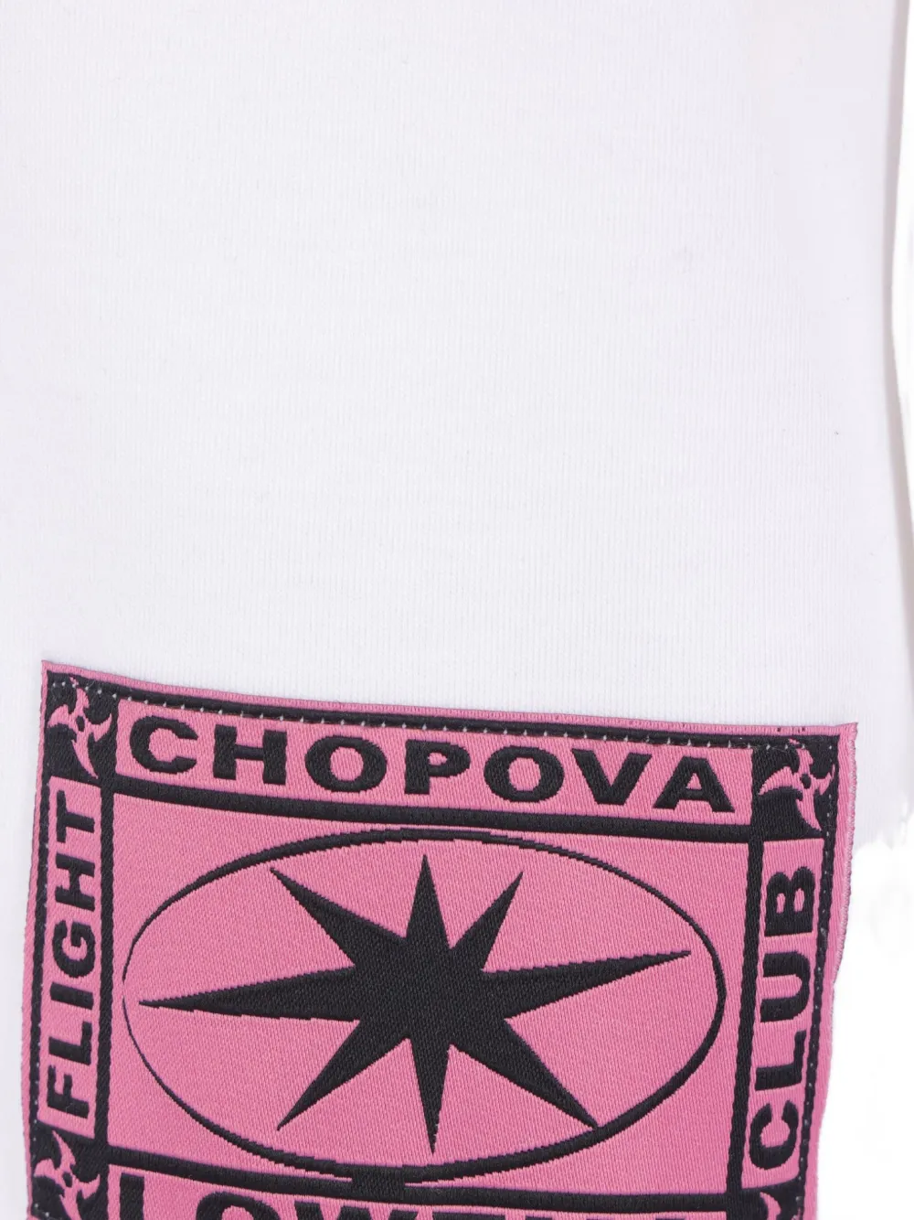 Chopova Lowena Graphic Long-sleeve T-shirt In White