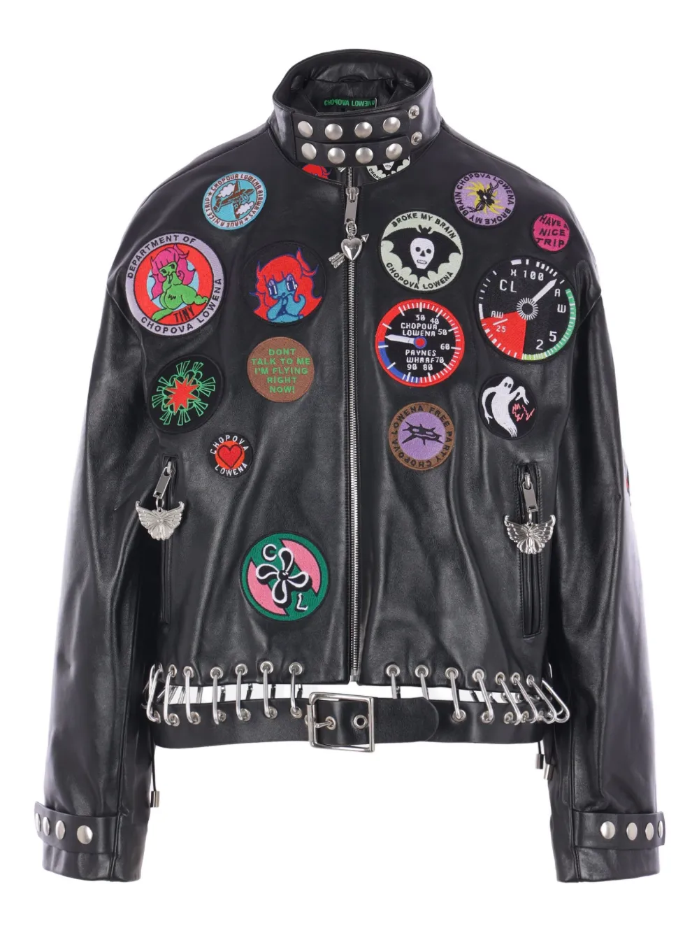 Chopova Lowena pach-motif  jacket | Black | Image 1