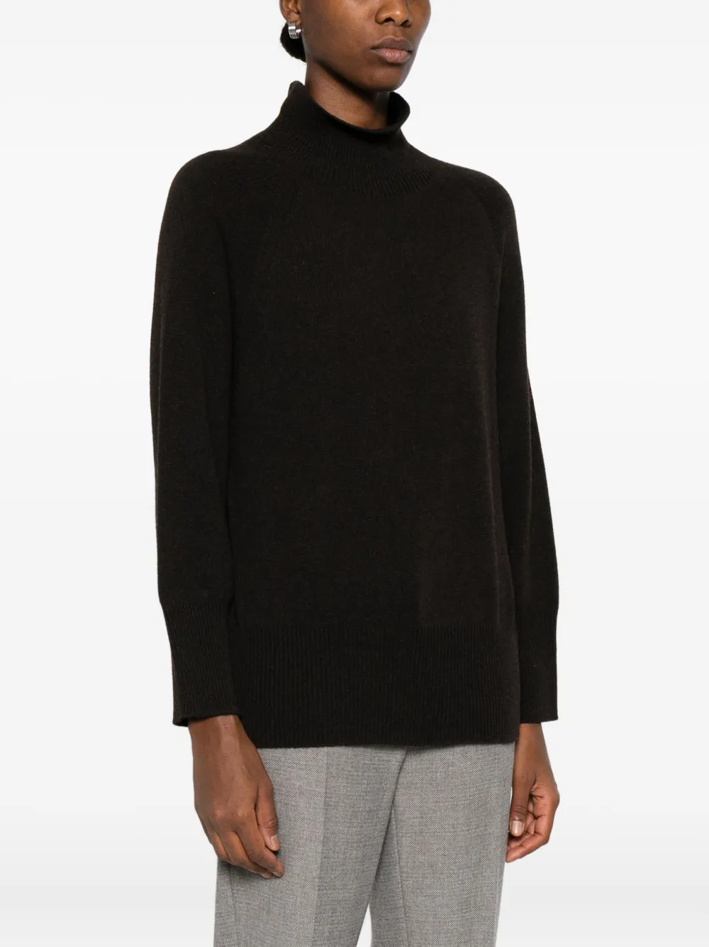Marella Ismaele High-neck Jumper In Brown