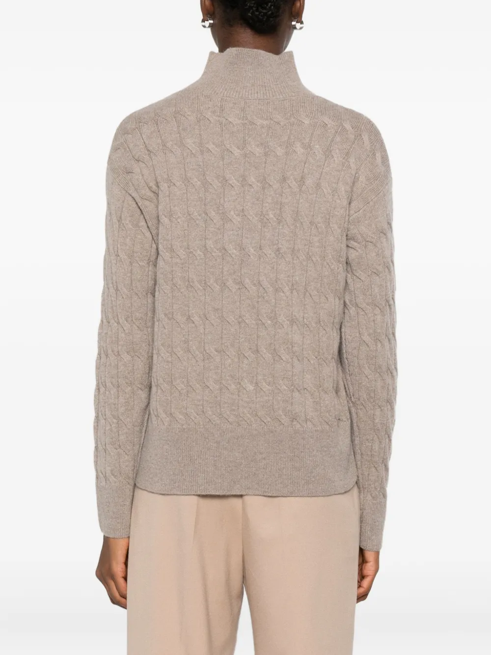 Marella Aereo Cable-knit Jumper In Neutral