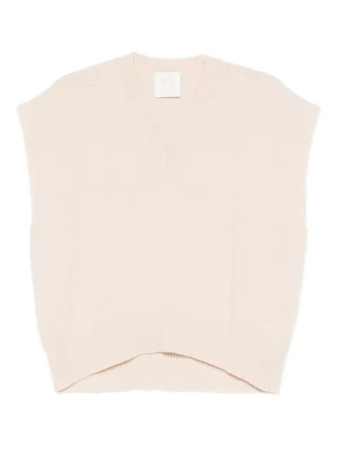 Marella V-neck sleeveless vest 