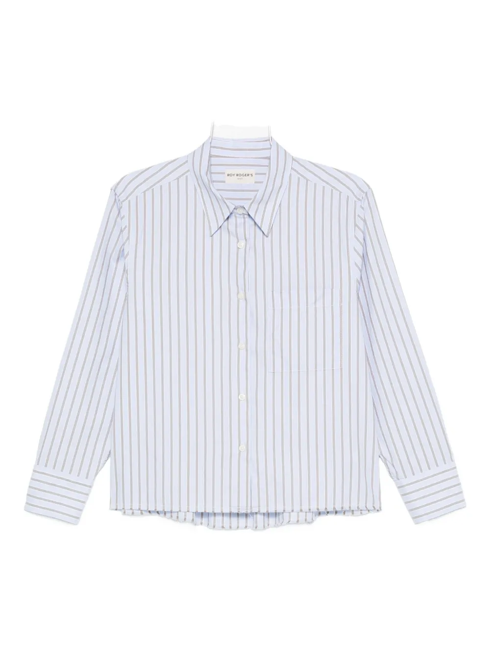 Roy Rogers Striped Shirt In Blue