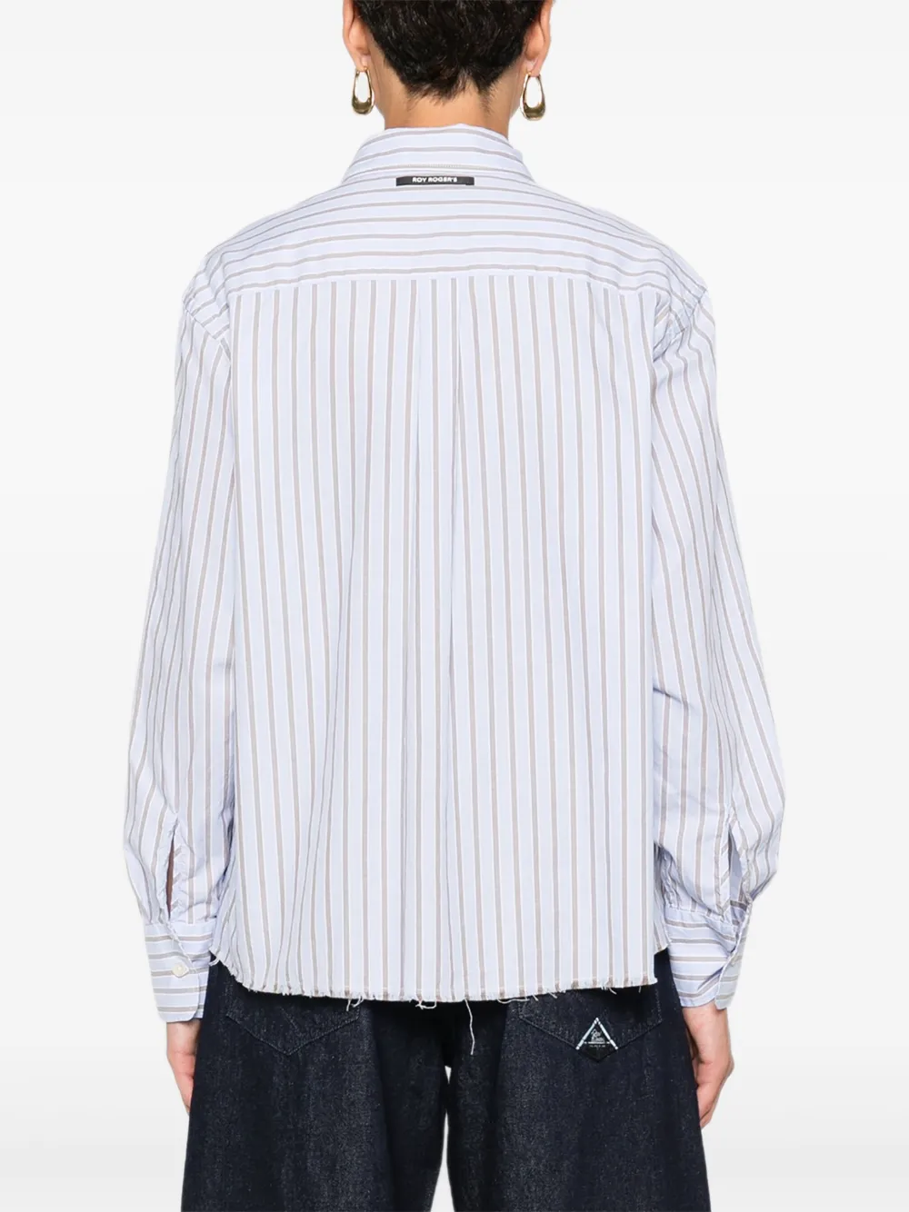 Roy Rogers Gestreept blouse Blauw