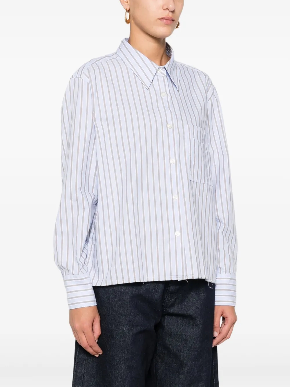 Roy Rogers Gestreept blouse Blauw