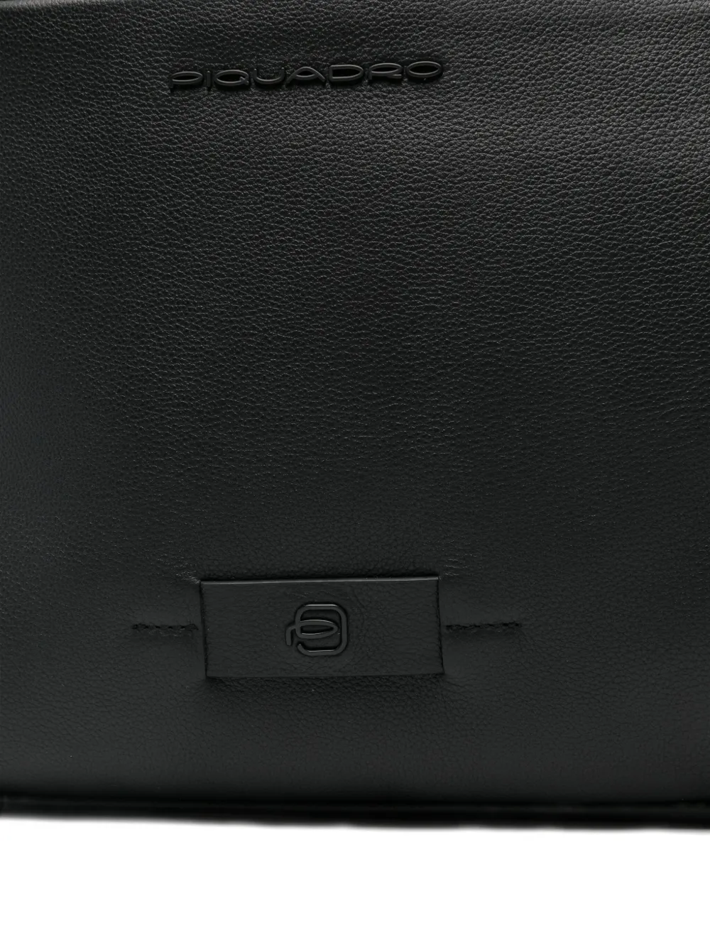 Piquadro Double-handle Briefcase In Black