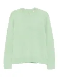 Sunflower ribbed crew-neck sweater - Green