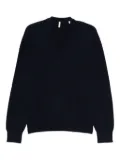 Sunflower V-neck sweater - Blue